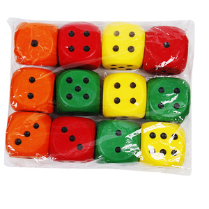 <span class=keywords><strong>D</strong></span>és en mousse PU souple multicolores avec coins arrondis Blocs <span class=keywords><strong>de</strong></span> construction pour enfants pour l'aide à l'enseignement Apprentissage précoce des mathématiques - Product Image 5