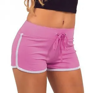 Sexy Women's Booty Shorts Customized Design Spandex / Polyester Gym Running Athletic Pants High Quality Premium Product OEM