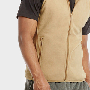 Wholesale Light Custom Color and Size <b>Men's</b> Gym Polar <b>Fleece</b> Branded Breathable <b>Fleece</b> Warm Winter Sleeveless <b>Vest</b> for <b>Men</b> - Product Image 3