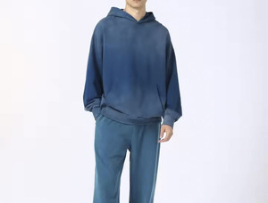 เสื้อฮู้ดมัดย้อมสำหรับผู้ชายเสื้อฮู้ดผู้ชายงานหัตถกรรมบนท้องถนน - Product Image 5