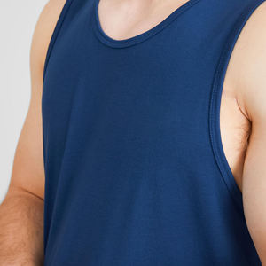 Camisetas sin mangas de algodón para hombre de calidad de marca, moda informal sin mangas, chaleco de entrenamiento muscular con tirantes, culturismo informal - Product Image 4