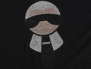 Camisetas personalizadas de moda con diamantes de imitación para hombre, Camiseta de algodón de manga corta con purpurina para ropa de calle y atuendos informales - Product Image 3