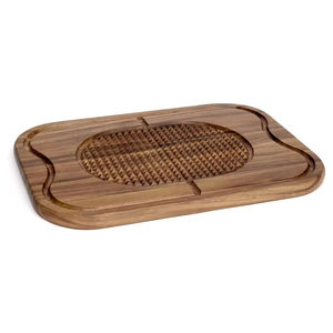 Plateau en bois d'acacia de qualité supérieure Forme triangulaire Fête et mariage Utilisation Nouveau Look Ustensiles de cuisine Plateau de service fait à la main - Product Image 5