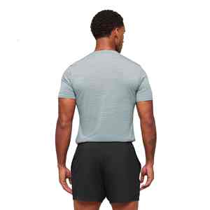 Conjunto Deportivo Ligero de Verano para Hombre, Camiseta y Pantalones Cortos para Gimnasio, Ejercicio, Fitness, Ropa Deportiva Activa, Poliéster/Algodón, Secado Rápido, Transpirable - Product Image 2