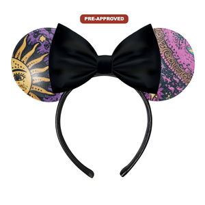 Sun Design Paintable Black Headband DIY <b>Drawing</b> Craft Hair Accessory for Kids Boys & Girls Birthday Party - Product Image 1