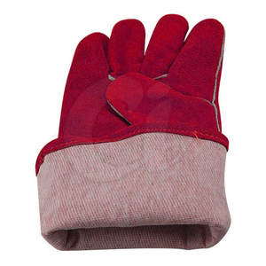 Guantes de soldador al por mayor de etiqueta privada, guantes de soldador de cuero personalizados con su propio diseño - Product Image 5