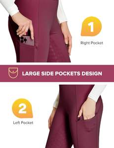 Nouveau design Leggings équestres culottes d'équitation pantalons d'équitation ajustés pantalons équestres pour femmes Jodhpur et culottes - Product Image 4
