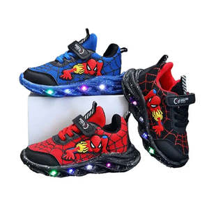Baskets LED Spiderman pour enfants, chaussures pour enfants confortables et élégantes - Product Image 1