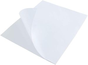 8.5 "x 11" có thể in Trắng nhãn dán giấy tờ đầy đủ nhãn, mờ, cho laser & máy in phun (100 tờ) - Product Image 2