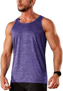 Débardeurs grande taille pour hommes chemise d'entraînement sans manches à séchage rapide t-shirts de performance de gymnastique athlétique pour la musculation - Product Image 2