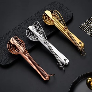 Tasses à mesurer classiques en métal cuillères couleur or plaqué parfait pour la cuisson ustensiles de cuisine et ensemble d'outils de mesure Barware - Product Image 5