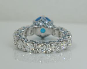 Anillos de boda de diamantes totalmente helados con certificado IGI de lujo Vintage para mujer, 10K, 14K, Oro Sólido D VVS, compromiso de corte brillante de 3CT - Product Image 3