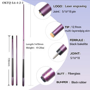 <span class=keywords><strong>Queue</strong></span> <span class=keywords><strong>de</strong></span> <span class=keywords><strong>billard</strong></span> professionnelle commune OK HEALING 1/2-Bâton <span class=keywords><strong>de</strong></span> <span class=keywords><strong>billard</strong></span> en fibre <span class=keywords><strong>de</strong></span> verre <span class=keywords><strong>de</strong></span> 12.9mm pour <span class=keywords><strong>billard</strong></span> et piscine anglaise - Product Image 6