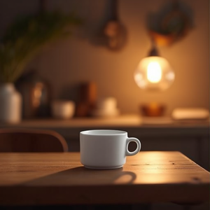 White Porcelain Tea <b>Cup</b> (170ml)-100% <b>Ceramic</b> Elegant & Durable - Product Image 3