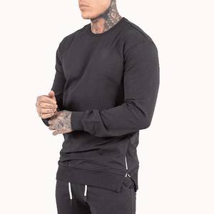 Sudadera de cuello redondo de lana personalizada para hombre, jersey de gimnasio liso de gran tamaño, Unisex, listo para enviar - Product Image 1
