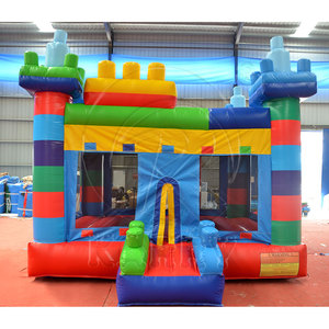 Castillo inflable comercial para exteriores con tobogán inflable - Product Image 4
