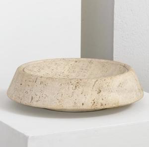 Travertine Handcrafted Natural <b>Marble</b> Decorative Bowl Stone Fruit Centerpiece Bowl for Dining <b>Table</b> <b>Console</b> Shelf Luxury Home - Product Image 3