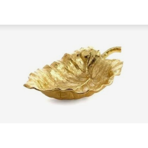 Tazón para servir chocolate con forma de hoja de diseño atractivo Tazón para servir chocolate de metal de calidad de lujo de fabricantes y proveedores - Product Image 1