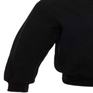 Chaqueta de cuero universitaria de talla grande para hombre, chaqueta de invierno con bordado de chenilla y diseño elegante acanalado de bloque de color - Product Image 3