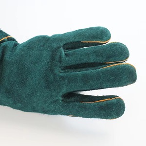 Guantes de soldadura de cuero de tamaño personalizado a precio de fábrica guantes de soldadura de cuero de trabajo pantalla táctil - Product Image 6
