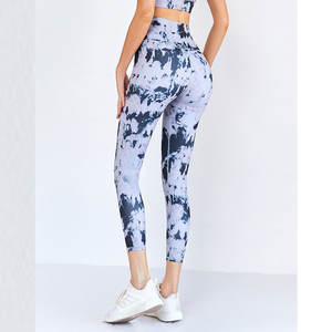 Leggings estampados de cintura alta para entrenamiento, gimnasio, pantalones de Yoga, mallas para mujer, moda sublimada, ropa deportiva elegante, mallas para mujer - Product Image 5