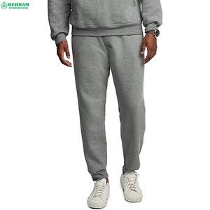 Pantalon de jogging en molleton personnalisé OEM pour homme, coupe ample décontractée, 300 GSM, bas de survêtement oversize avec poches, unisexe - Product Image 1