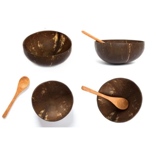 Cuenco decorativo de cáscara de coco hecho a mano para decoración del hogar y propósito de regalo - Product Image 6