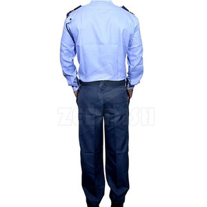 Uniforme de sécurité pour hommes à manches longues et boutonnées, personnalisé, haute qualité, faible MOQ, nouveau style, étiquettes OEM, polyester/coton, 2025 - Product Image 2