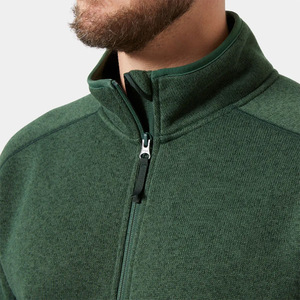 Logotipo personalizado Sherpa Polar Fleece Zip up Chaqueta Bordado Fleece Sherpa Invierno Casual Cálido Fluffy Fleece Chaqueta de lana para hombre - Product Image 5