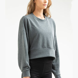 Sweat-shirt à capuche moderne personnalisé pour femmes Pull-over à capuche pour le fitness et le streetwear Slim-Trim Active Tops pour femmes - Product Image 4