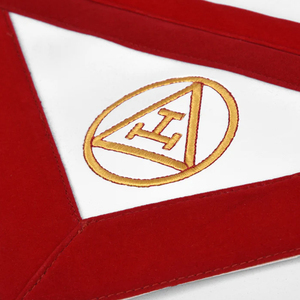 Grand Officiers Anglais Royal Arch Tablier Rouge & Bleu Vente en gros CustomizedMasonic Regalia Brodé Maçons Tablier Maçonnique - Product Image 3