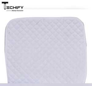 Almohadilla de sillín de doma blanca acolchada de primera calidad, suave y transpirable, tela de sillín de caballo, equipo de equitación ecuestre absorbente de golpes - Product Image 4