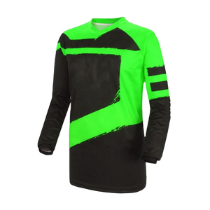 Long Sleeve Motocross Cycling Jersey Breathable Quick Dry Sublimation MX Bike Wear 100% Polyester Summer Racing for Adults - Product Image 1