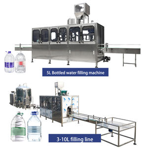 Máquina <span class=keywords><strong>de</strong></span> Llenado Semiautomática <span class=keywords><strong>de</strong></span> Acero Inoxidable <span class=keywords><strong>de</strong></span> 3-5 Galones con Función <span class=keywords><strong>de</strong></span> <span class=keywords><strong>Lavado</strong></span> <span class=keywords><strong>Interno</strong></span> y Tapado con Calentamiento - Product Image 4