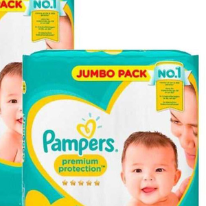 Vendre des couches pour bébés |   Pampers Protection Premium |   Couches Pampers, douces et absorbantes, taille 3, 136 pour bébés - Product Image 3