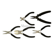MANAN INSTRUMENTS – Kit professionnel de pinces à bijoux en acier inoxydable pour la fabrication de boucles d'oreilles, bracelets et colliers, outils de perlage et de filage