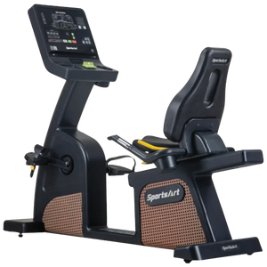Bicicleta de Ejercicio Reclinada SportsArt Eco-Natural para Entrenamiento Cardiovascular y de Resistencia en Casa - Product Image 1