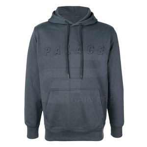 Sweat-shirt à capuche personnalisé gaufré pour hommes et femmes Sweat-shirt décontracté d'hiver en coton lourd - Product Image 1