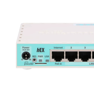 MikroTik hEX RB750Gr3 <b>Router</b>, 5x RJ45 1000Mb/s, 1x USB - Product Image 1