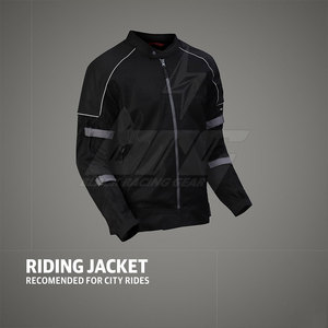 Veste textile légère pour motards, service OEM, vestes de moto en textile tendance pour hommes - Product Image 5