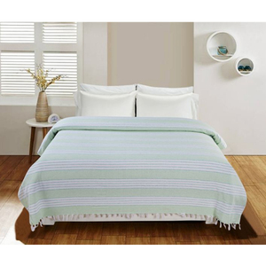 Drap de lit de luxe de qualité supérieure 100% coton draps solides King Size avec taies d'oreiller pour la décoration intérieure - Product Image 5