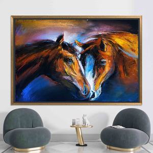 Modern Tempered Glass Wall Art Printed Canvas Artwork - Sleek Design,GOLD <b>FRAMED</b> CANVAS - Product Image 1