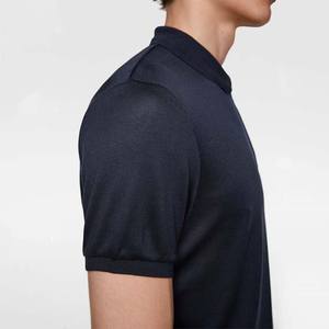 Polos de algodón de talla grande de 210g a buen precio más vendidos para hombre, polos de Color gris con logotipo personalizado de alta calidad, ropa deportiva - Product Image 2