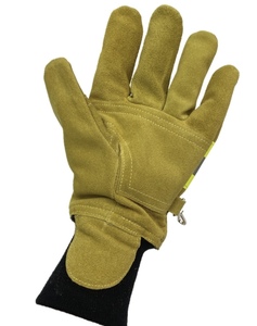Gants de lutte contre l'incendie en coton anti-chaleur Nomex certifiés CE Combinaison de protection en cuir pour pompier Gants de soudage Échantillon gratuit - Product Image 4