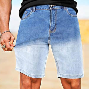 Créez votre propre short en jean pour hommes fabriqué par des professionnels Nouveau design OEM Fabricant de service Short en jean pour hommes - Product Image 2