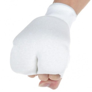 Bandages de boxe élastiques en coton avec rembourrage en gel, logo personnalisé, entraînement MMA, Taekwondo, unisexe, emballage personnalisé, protection - Product Image 5