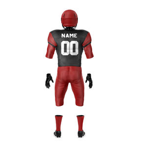 Top Vente Maillot De Football Américain De Style Rétro Et Pantalon Ensemble 100% Polyester Matériel Fait Uniforme De Football Américain - Product Image 3
