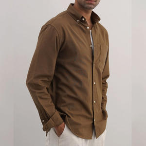 เสื้อเชิ้ตติดกระดุมสำหรับผู้ชายดีไซน์แบบติดกระดุมสำหรับผู้ชายเสื้อแบบติดกระดุมแขนยาวแบบเต็มแขนลดริ้วรอยผ้าใหม่ล่าสุด - Product Image 6