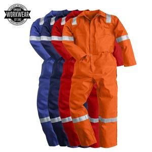 Overoles de Trabajo de Alta Visibilidad para Hombre, Reflectantes, de Dos Tonos, de Poliéster y Algodón, Seguros, Transpirables y Cómodos, con Certificación CE - Product Image 1