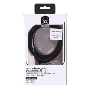 Cable de antena coaxial de 10 pies con conector macho a hembra para antena de TV - Product Image 1